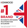 Kenwood CHP61.100WH, Mini Hachoir 500 W, Bol de 0,8 L, Blanc