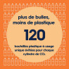Sodastream DUO Machine à Soda | 2 Bouteilles + 2 Verre + Cylindre | Noire