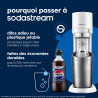Sodastream DUO Machine à Soda | 2 Bouteilles + 2 Verre + Cylindre | Blanche