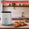 Moulinex - Easy Fry Pop air fryer - 10 programmes - 5 L - Gris | Friteuse sans huile mono tiroir pour 6 personnes - 10 programme