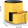 Moulinex - Easy Fry POP Air Fryer Jaune - 10 programmes - 5 L | Friteuse sans huile pour 6 personnes - 10 programmes de cuisson 