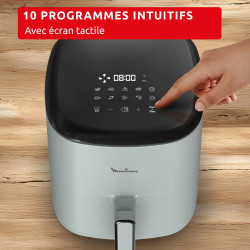 Moulinex - Easy Fry Pop air fryer - 10 programmes - 5 L - Eucalyptus | Friteuse sans huile mono tiroir pour 6 personnes - 10 pro