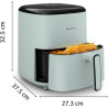 Moulinex - Easy Fry Pop air fryer - 10 programmes - 5 L - Eucalyptus | Friteuse sans huile mono tiroir pour 6 personnes - 10 pro