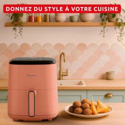 Moulinex - Easy Fry Pop air fryer - 10 programmes - 5 L - Terracotta | Friteuse sans huile mono tiroir pour 6 personnes - 10 pro