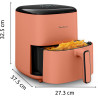 Moulinex - Easy Fry Pop air fryer - 10 programmes - 5 L - Terracotta | Friteuse sans huile mono tiroir pour 6 personnes - 10 pro