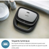 Philips Croque-Monsieur 5000, 3-en-1, 3 Jeux de Plaques, 750W, Noir | Plaques polyvalantes: Toaster, Croque monsieur & Gaufrier,