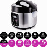 Yum Asia Kumo YumCarb Cuiseur à riz avec bol en céramique et logique floue avancée, (5,5 tasses, 1 litre), 5 fonctions de cuisso
