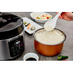 Yum Asia Kumo YumCarb Cuiseur à riz avec bol en céramique et logique floue avancée, (5,5 tasses, 1 litre), 5 fonctions de cuisso
