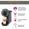Krups - Nescafé Dolce Gusto Machine à café Genio S Plus - 15 bars - Gris | Cafetiere capsule multi-boissons - Espresso Boost int