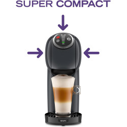 Krups - Nescafé Dolce Gusto Machine à café Genio S Plus - 15 bars - Gris | Cafetiere capsule multi-boissons - Espresso Boost int