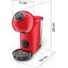 Krups - Nescafé Dolce Gusto Machine à café Genio S Plus - 15 bars - Rouge | Cafetiere capsule multi-boissons - Espresso Boost in