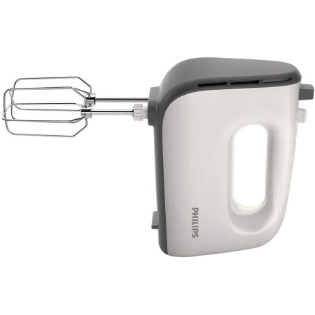 Philips Série 5000 Batteur Mixeur - Puissance 450 W, Fouets Coniques pour Pâte Aérée, 5 Vitesses + Turbo, Éjection Facile des Ac