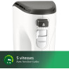 Philips Série 5000 Batteur Mixeur - Puissance 450 W, Fouets Coniques pour Pâte Aérée, 5 Vitesses + Turbo, Éjection Facile des Ac