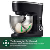 Philips Robot multifonction 7000 ProKnead, 1000W, 8 vitesses, 5,5L | Robot pâtissier avec mélangeur Perfect Fit, minuteur LED in