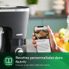 Philips Robot multifonction 7000 ProKnead, 1000W, 8 vitesses, 5,5L | Robot pâtissier avec mélangeur Perfect Fit, minuteur LED in
