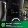 Philips Robot multifonction 7000 ProKnead, 1000W, 8 vitesses, 5,5L | Robot pâtissier avec mélangeur Perfect Fit, minuteur LED in