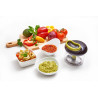 Tefal - Hachoir 5 Secondes Maxi Kit 900 ml - Émulsionne et pile la glace | Coupe légumes manuel à technologie brevetée - Hache -
