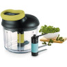 Tefal - Hachoir manuel 5 Seconds Engineering - Lame Glace Pilée - Noir | Coupe légumes multifonction breveté - Hache oignons et 