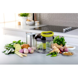 Tefal - Hachoir manuel 5 secondes 900 ml avec lames en acier inoxydable | Mixer - Hacher et préparer des purées onctueuses - Sys