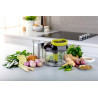 Tefal - Hachoir manuel 5 secondes 900 ml avec lames en acier inoxydable | Mixer - Hacher et préparer des purées onctueuses - Sys