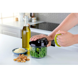 Tefal - Hachoir manuel 5 secondes 900 ml avec lames en acier inoxydable | Mixer - Hacher et préparer des purées onctueuses - Sys