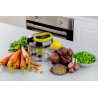 Tefal - Hachoir manuel 5 secondes 900 ml avec lames en acier inoxydable | Mixer - Hacher et préparer des purées onctueuses - Sys