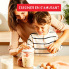 Tefal - Crêpes Express Batteur manuel 900 ml - Gaufres et pancakes | Batteur manuel breveté pour crêpes - Gaufres et pancakes - 