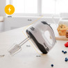 Tristar Batteur, 5 Vitesses Réglables, 200W, Design Ergonomique, Fouets et Crochets Inox, Pièces Compatibles Lave-Vaisselle, San
