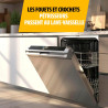 Tristar Batteur, 5 Vitesses Réglables, 200W, Design Ergonomique, Fouets et Crochets Inox, Pièces Compatibles Lave-Vaisselle, San