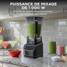 Ninja UltraCrush Mixeur Blender, 3 réglages de vitesse, 1,9L BP201EU | mode manuel Pulse (Impulsion), grande carafe à capacité d