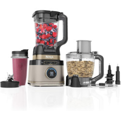 Ninja Detect Power Blender Processor Pro 3-en-1, mixeur 1200W TB401EUSTGD | bol à mélanger, lame malaxeur, 3 gobelets individuel