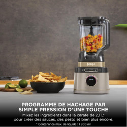 Ninja Detect Power Blender Processor Pro 3-en-1, mixeur 1200W TB401EUSTGD | bol à mélanger, lame malaxeur, 3 gobelets individuel
