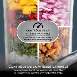 Ninja Detect Power Blender Processor Pro 3-en-1, mixeur 1200W TB401EUSTGD | bol à mélanger, lame malaxeur, 3 gobelets individuel