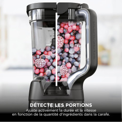 Ninja Detect Power Blender Processor Pro 3-en-1, mixeur 1200W TB401EUSTGD | bol à mélanger, lame malaxeur, 3 gobelets individuel
