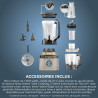 Ninja Detect Power Blender Processor Pro 3-en-1, mixeur 1200W TB401EUSTGD | bol à mélanger, lame malaxeur, 3 gobelets individuel
