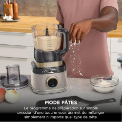 Ninja Detect Power Blender Processor Pro 3-en-1, mixeur 1200W TB401EUSTGD | bol à mélanger, lame malaxeur, 3 gobelets individuel