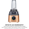 Ninja Detect Power Blender Pro & Single Serve 2-en-1, mixeur 1200W avec récipient 2L, 1 gobelets individuel, mixeur pour smoothi
