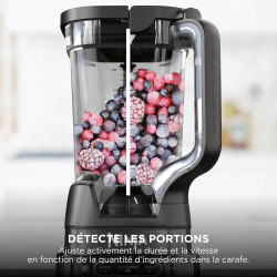 Ninja Detect Power Blender Pro & Single Serve 2-en-1, mixeur 1200W avec récipient 2L, 1 gobelets individuel, mixeur pour smoothi