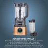 Ninja Detect Power Blender Pro & Single Serve 2-en-1, mixeur 1200W avec récipient 2L, 1 gobelets individuel, mixeur pour smoothi