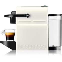Nespresso Krups Inissia Blanc - Machine à café Compacte & Kit de bienvenue | Cafetière capsule capable de préparer Espresso et L