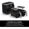 Ninja Foodi Dual Zone Air Fryer numérique, 2 tiroirs, 7,6L, 4-en-1 AF200EU | sans huile, Friture à air, Max Crisp, Rôtissage, Ré