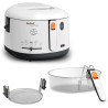 Tefal - Filtra One - Friteuse classique - 2,1L - Blanc | Friteuse électrique avec huile - Système de filtration breveté pour éli