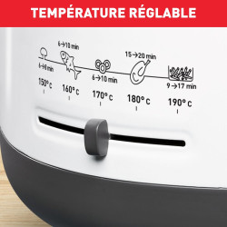 Tefal - Filtra One - Friteuse classique - 2,1L - Blanc | Friteuse électrique avec huile - Système de filtration breveté pour éli