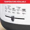Tefal - Filtra One - Friteuse classique - 2,1L - Blanc | Friteuse électrique avec huile - Système de filtration breveté pour éli