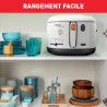Tefal - Filtra One - Friteuse classique - 2,1L - Blanc | Friteuse électrique avec huile - Système de filtration breveté pour éli