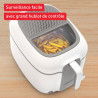 Tefal - Super Uno Access - Friteuse classique - 2,2L - Blanc | Friteuse électrique avec huile pour 6 personnes - Cuve antiadhési