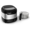 Tefal - Friteuse Uno M Capacité pour - 1 kg - 4 personnes - Inox | Friteuse électrique avec huile pour 4 personnes - Thermostat 