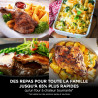 Ninja Foodi FlexDrawer Air Fryer 2 Compartiments, 10,4L, 7 en 1 AF500EUCP | Séparateur Amovible Grande Capacité de 10.4L, Air Fr