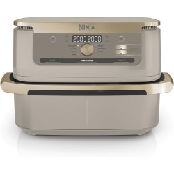 Ninja Foodi FlexDrawer Air Fryer 2 Compartiments, 10,4L, 7 en 1 AF500EUSD | Séparateur Amovible Grande Capacité de 10.4L, Air Fr