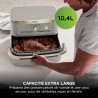 Ninja Foodi FlexDrawer Air Fryer 2 Compartiments, 10,4L, 7 en 1 AF500EUSD | Séparateur Amovible Grande Capacité de 10.4L, Air Fr